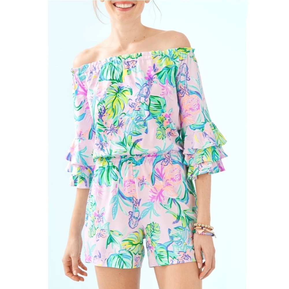 Lilly Pulitzer CALLA woman’s romper NWT.